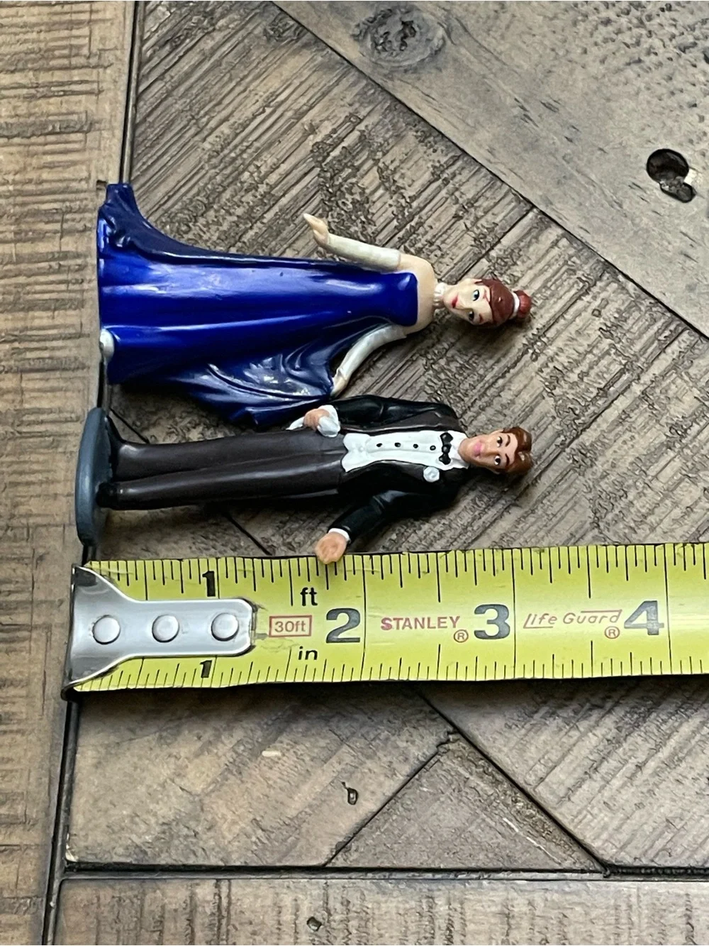 Vintage 1997 Galoob Anastasia PVC Figures - Paris Elegance Anya & Tuxedo Dimitri